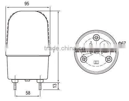 CNTD New China Products For Sale High Reliability Revolving Warning Light Suppliers