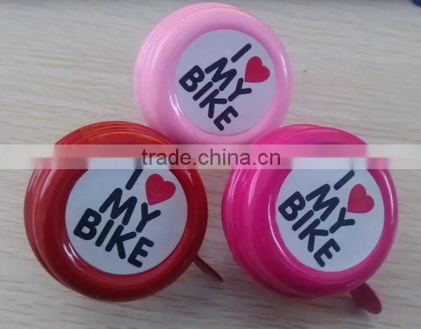 Durable service reasonable price bike bell with epoxy sticker