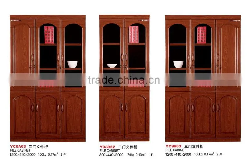 Chinese antique design wooden bookshelf