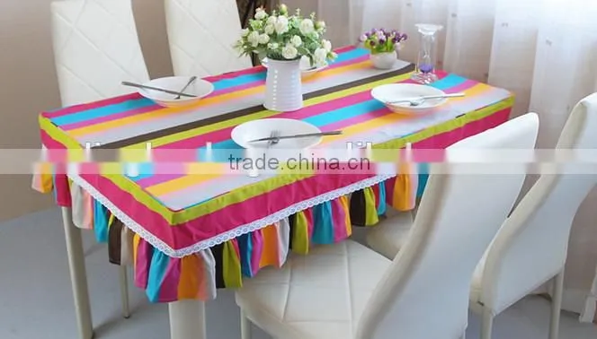 colorful and smooth party table cloth banquet table cover