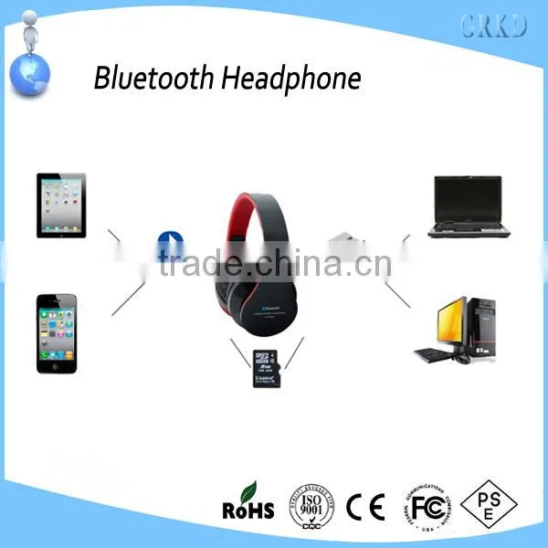 2015 high quality earmuff bluetooth headphone