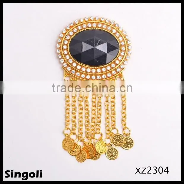 Trendy 2014 fashion rhinestone small brooch