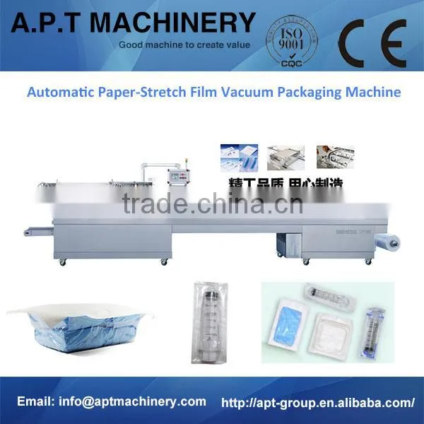 Price for Automatic Vacuum Packing Machine with Paper-Stretch Film