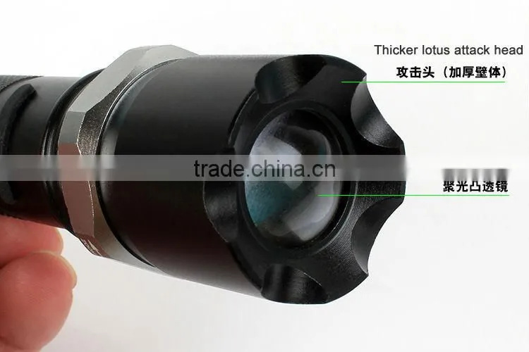 Goread C28 AA 14500 rechargeable zoom aluminum LED torch light