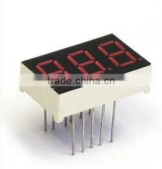 single color 0.36 inch 7 segment led display 2 digit