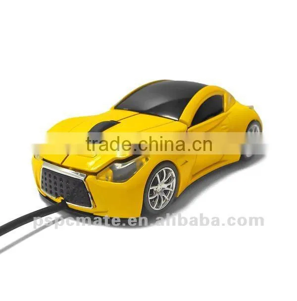 logo printing 3D wired car mouse top brand