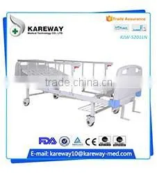 Manufacturer medical equipments 3 cranks hospital 3 function manual bed