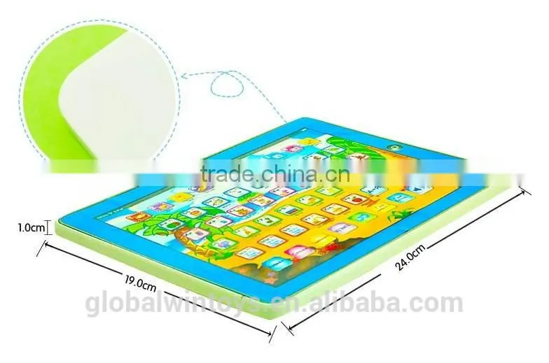 y-pad learning& education machines russian baby toy abc teaching touch screen pad gw-tys2911b