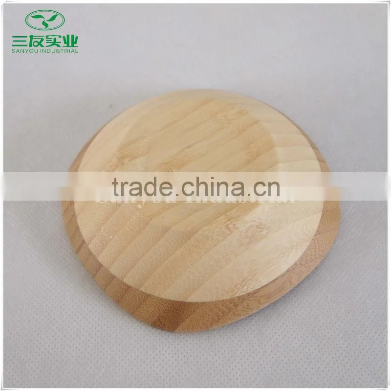 Natural Bamboo Dinner Plate Dish of Different Sizes
