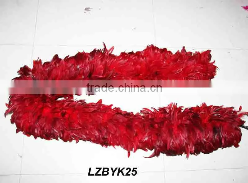Full Fluffy coque feather Boa LZBYK36