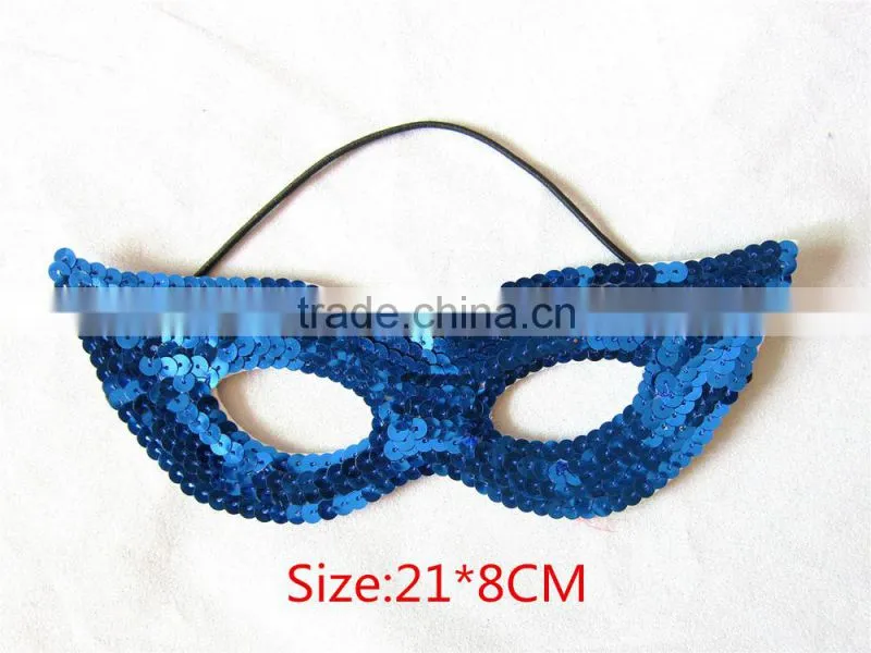 Sequin eye mask
