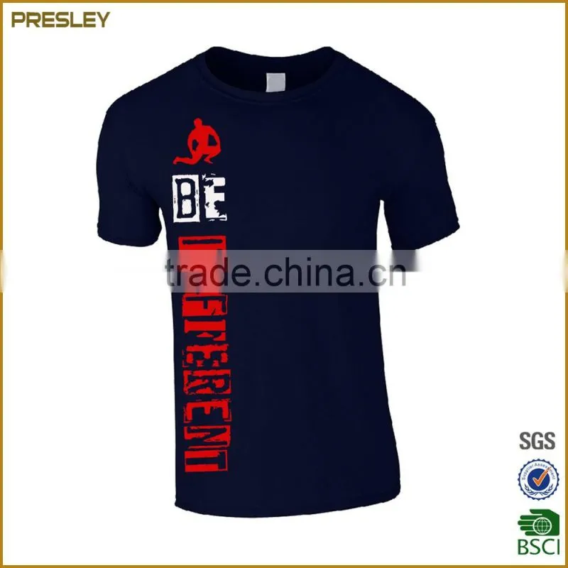 Presley oem men short sleeve hot sale breathable custom cheap t shirt printing