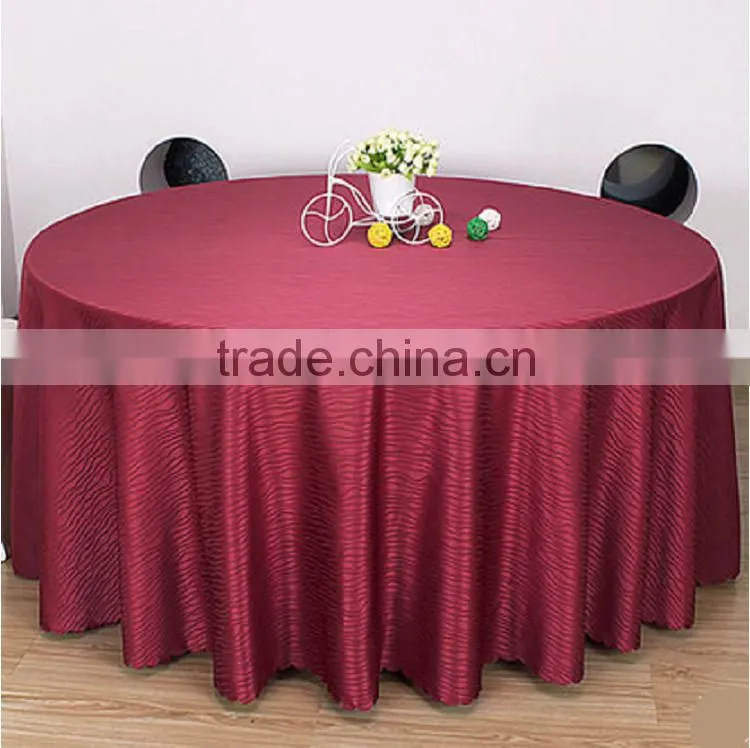 2015 Cheap PVC Wedding Table Cloth for Hotel