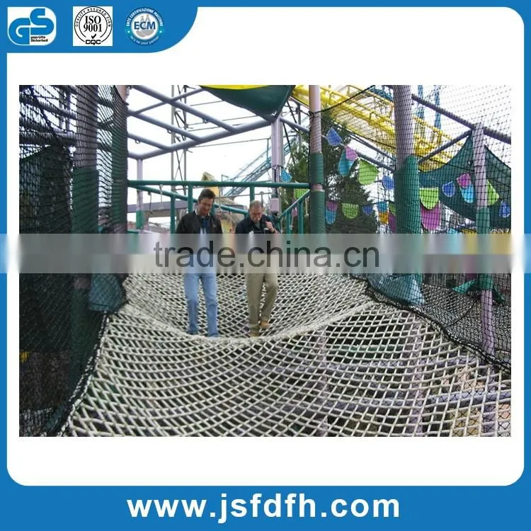 Direct manufacturer of PP/PE/PET Polyester material outdoor safety netting safety net for fall protection