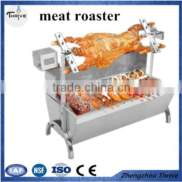 Outdoors meat vegetable grilling machine/whole sheep roasting machine