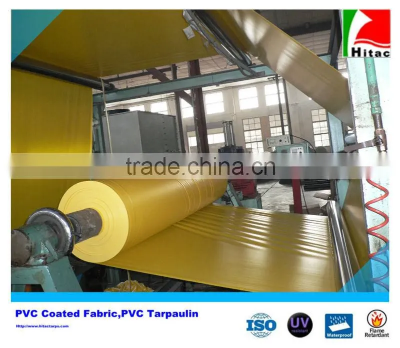 Heavy Duty 100%Polyester 610g PVC Tarpaulin in roll