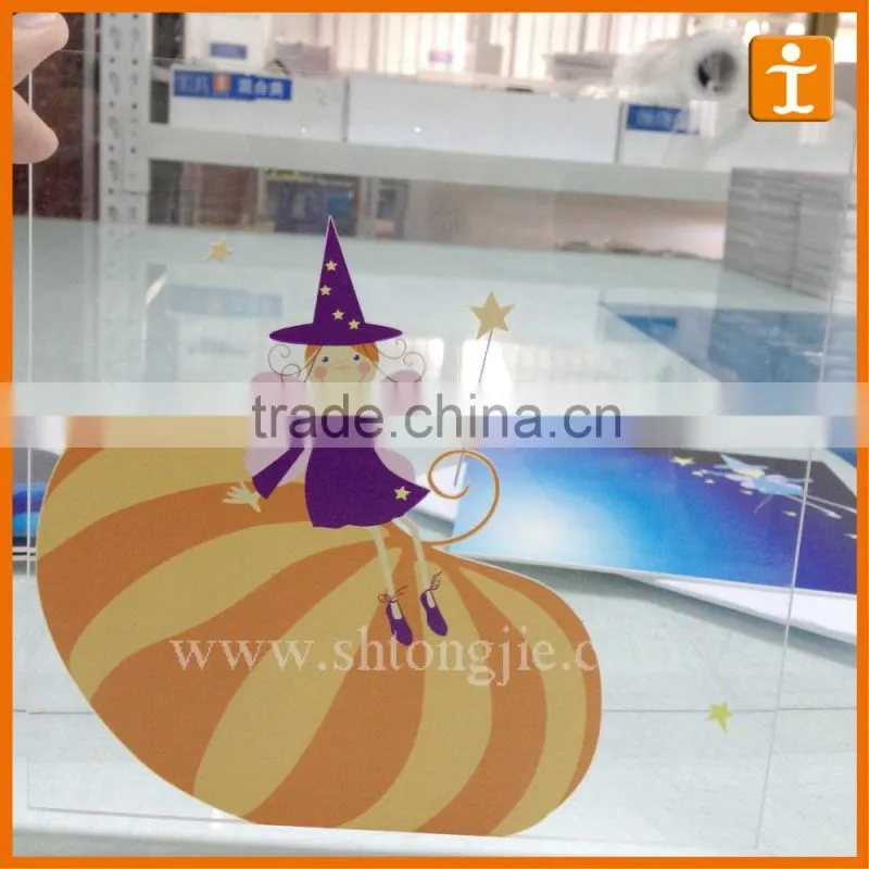 pvc sheet laminated sticker