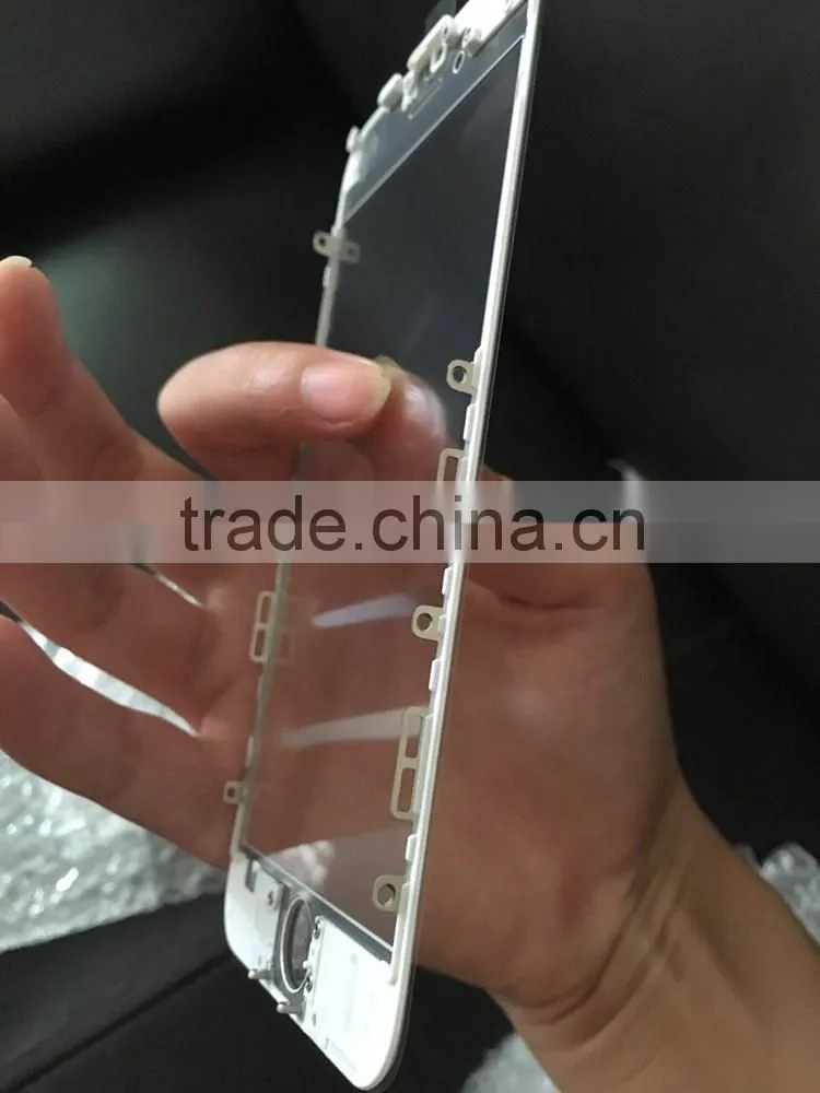 Factory for iPhone 6 glass + frame + OCA support by cold glue press technical