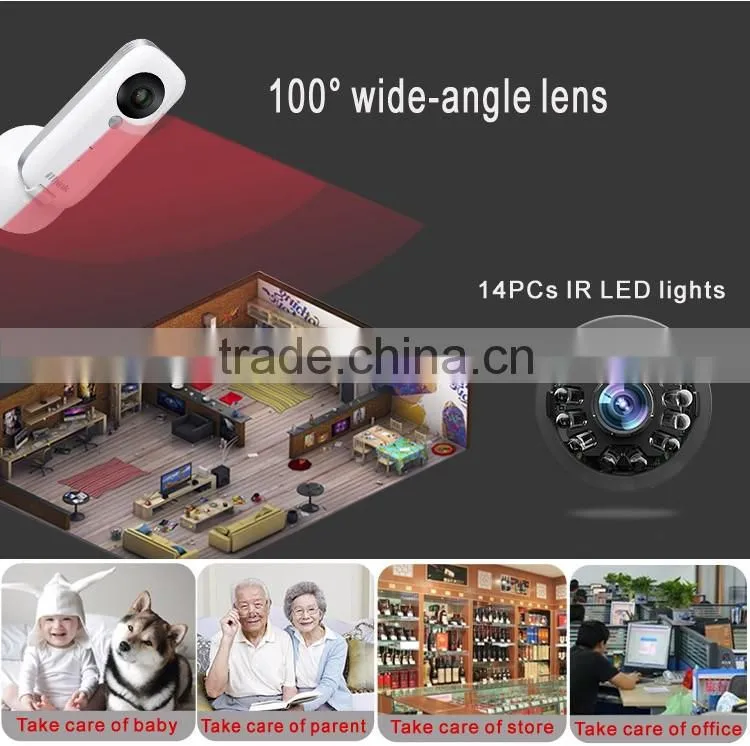 New and promotion camera ip with wifi drived p2p full HD ip camera