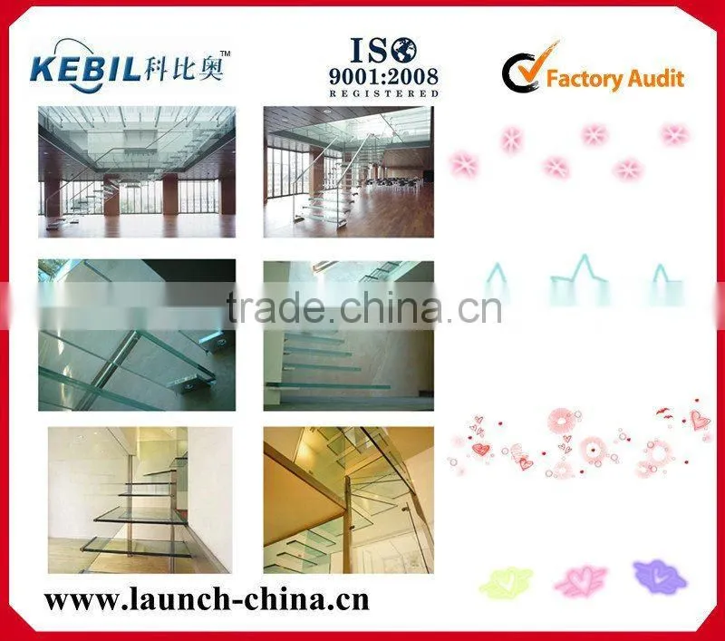 glass stair treads