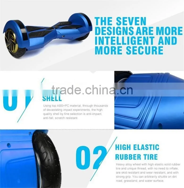 8inch bluetooth balance scooter with samsung battery red ,white