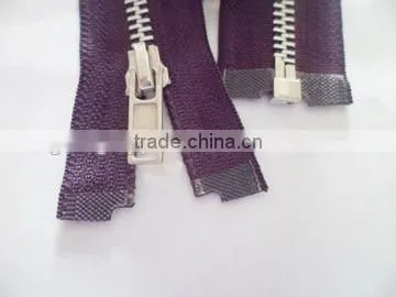 5# metal zipper aluminum teeth zipper open end zipper auto-lock slider zipper jacket zipper