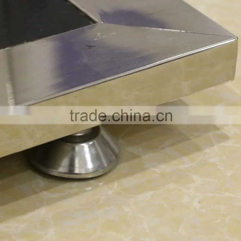 Variable stainless steel clothes hanging rack for shop display