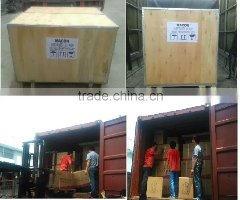 High performance stainless steel water to water heat pump water source heat pump