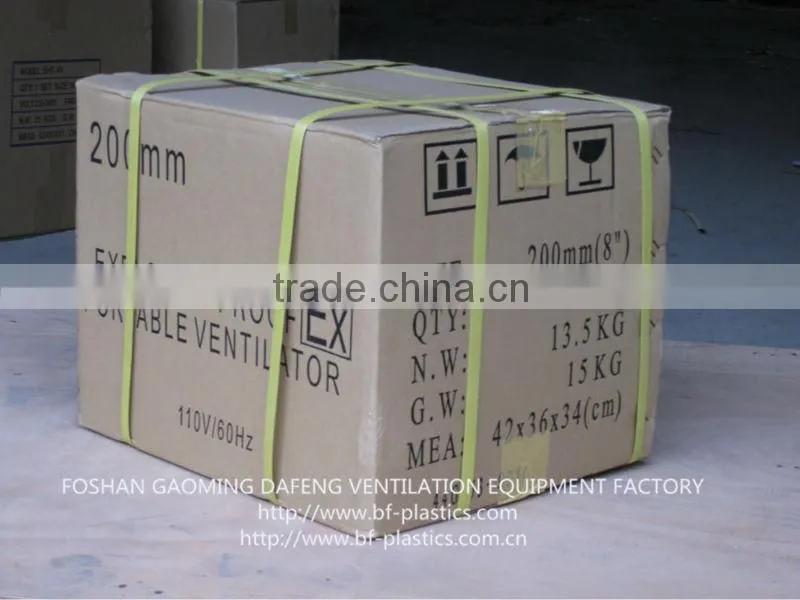 Explosion proof blower and antistatic duct