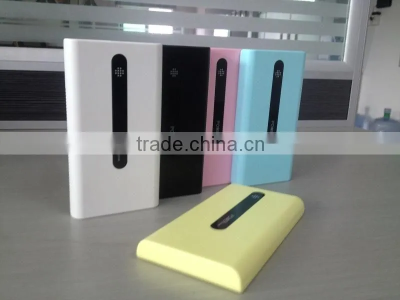 Ultrathin5000mah power bank with LED light for smartphone and tablet pc
