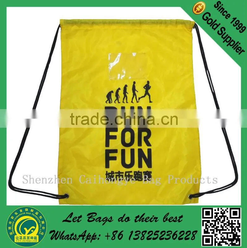 Hot sale nylon drawstring shoe bag,polyester drawstring shoe bag