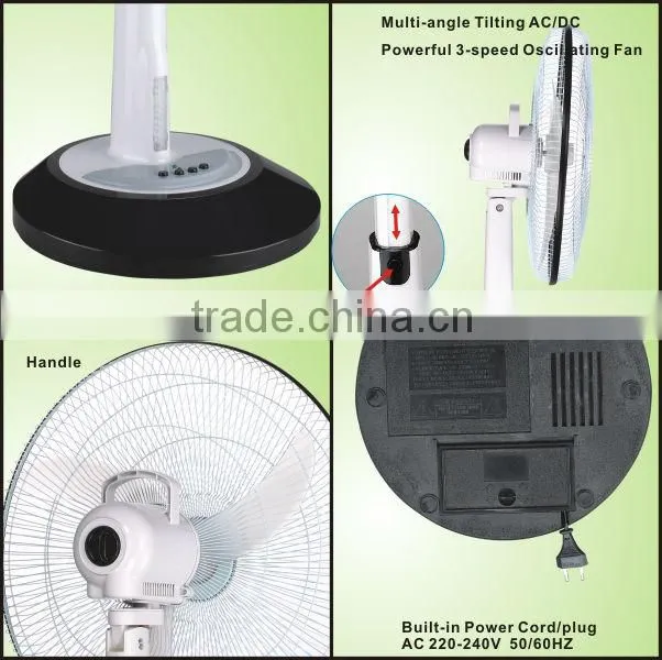 emergency light with fan
