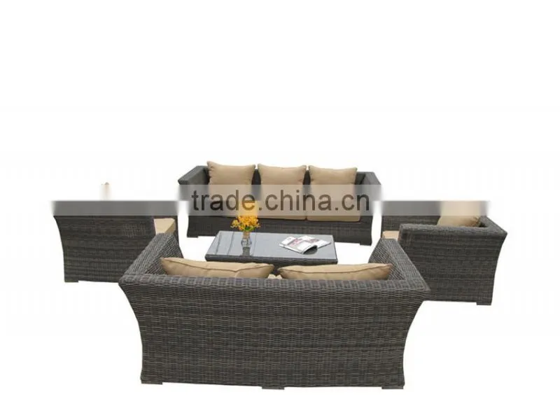 LOW PRICE ALUMINIUM THREE SEAT CHAIR FURNITURE RATTAN