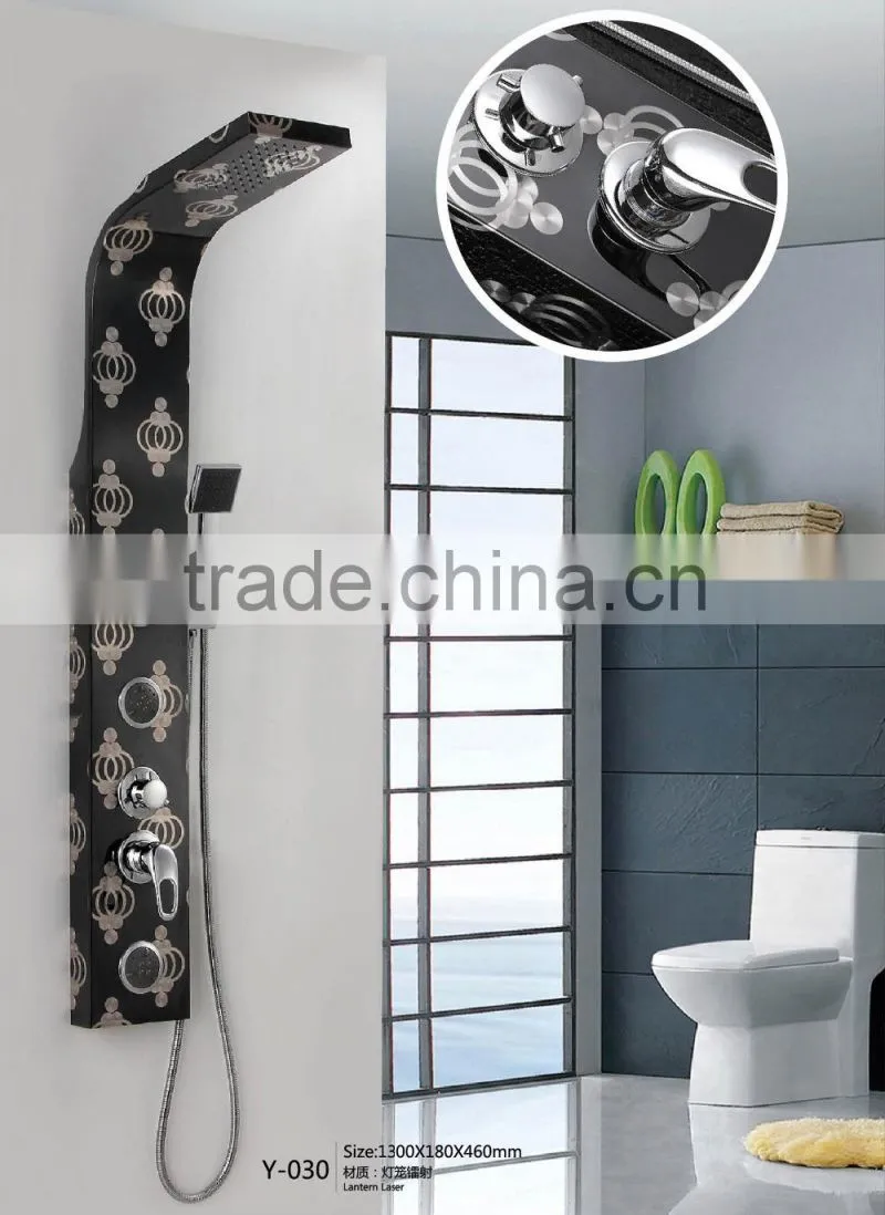 bath 304 stainless steel set panel shower column Y-030