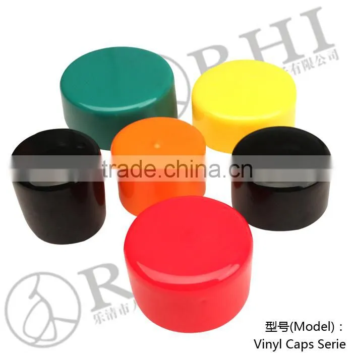 SGS standard and pvc material manufacture clear plastic tubes with end caps 36mm