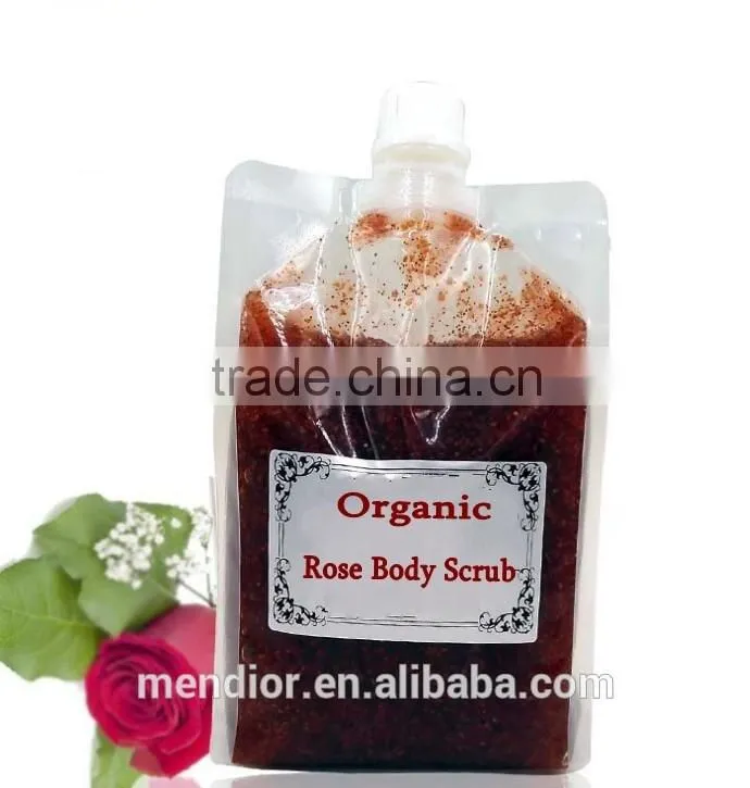 Private label organic Rose body scrub custom brand