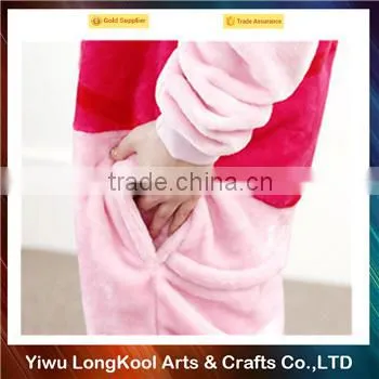 High quality hot sale animal cosplay costume pink pig christmas costume