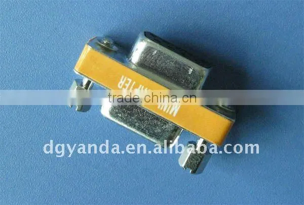 D-sub 9pin VGA female to female connectors adapter