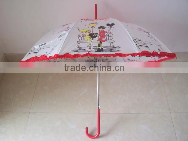 adult beauty pattern lace side printing full body umbrella for sale