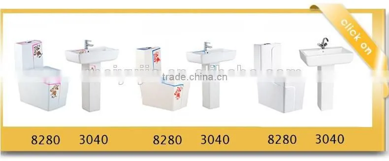 8280R Chinese ceramics sanitary ware washdown 250mm roughing in 4 inches one piece color toilet prices
