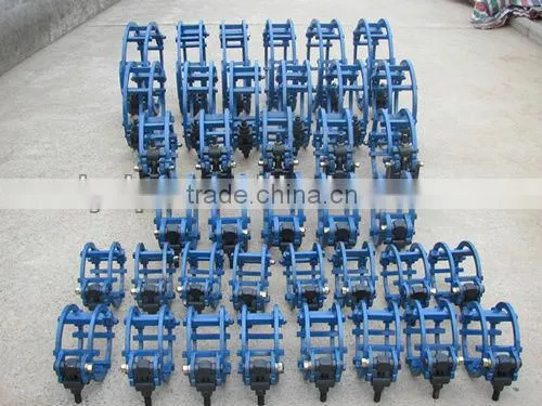 Gas and oil pipe external clamp