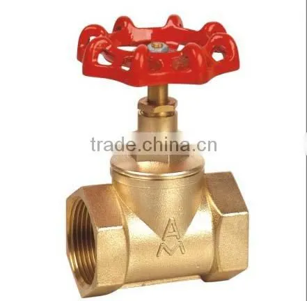 Brass stop valve