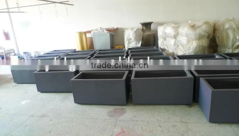 decorative fiberglass planter garden flowerpot