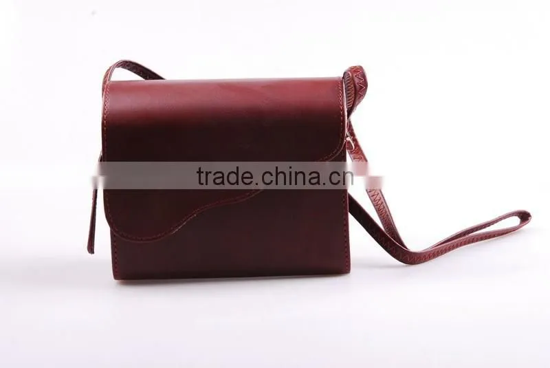 Korean style shoulder bag Leather Shoulder Camera bag, vintage small camera bag
