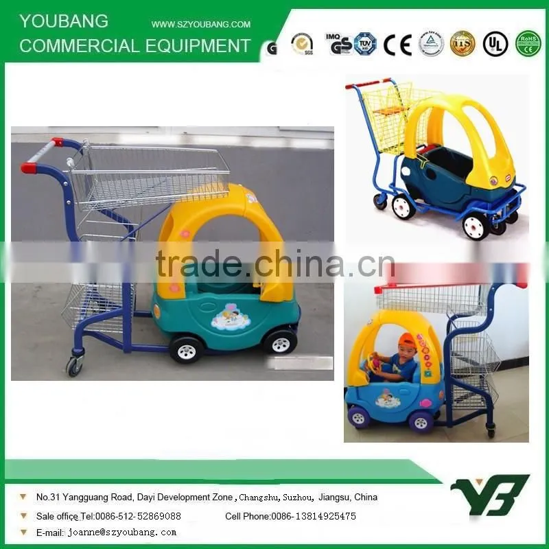 3 Tier Supermarket Child Interest Toy Trolley