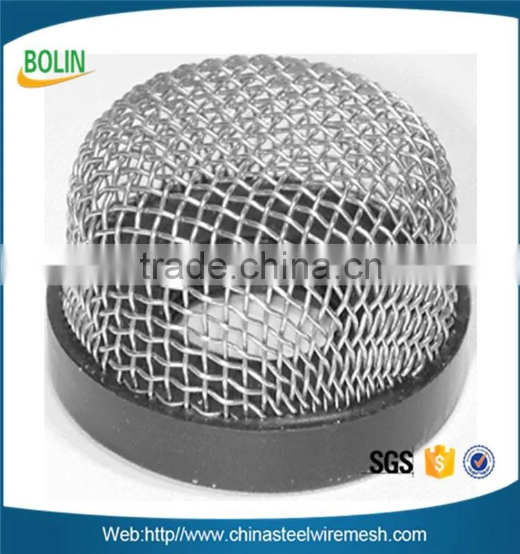 Sintered stainless steel dome metal filter cap