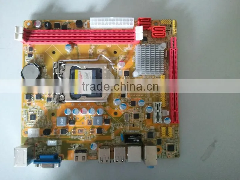 wholesale computer motherboard H61 motherboard DDR3 1066/1333/1600MHz socket1155,HDMI,DVI i3 i5 i7 cpu