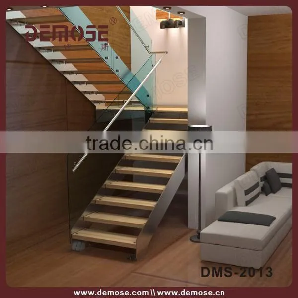 morden L shape outdoor steel beam stairs