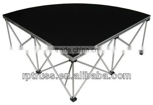 Hot selling portable smile podium/smart stage for hire