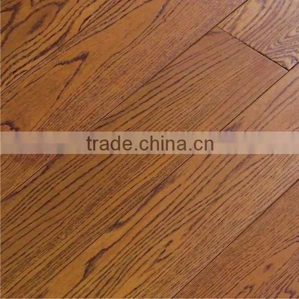 Three-layer Red Oak & White Oak engineered wood flooring